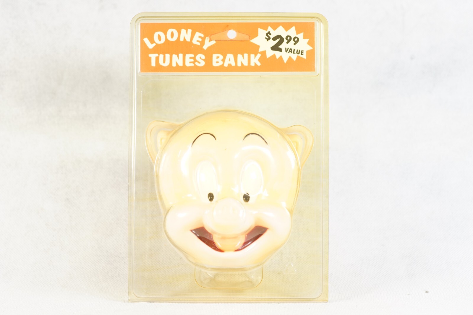 Vintage Looney Tunes Still Bank Porky Pig Cartoon Piggy Bank NEW OLD STOCK