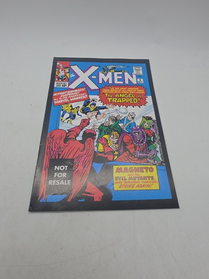 Vintage X-Men #5 Marvel Comic Book Magneto Angel Trapped Not For Resale Reprint