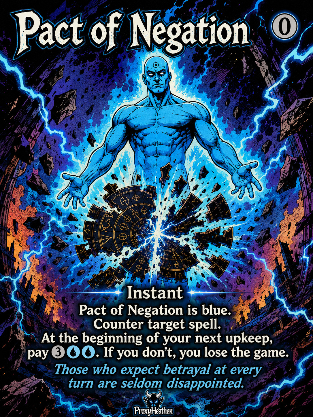 Pact Of Negation Dr. Manhattan