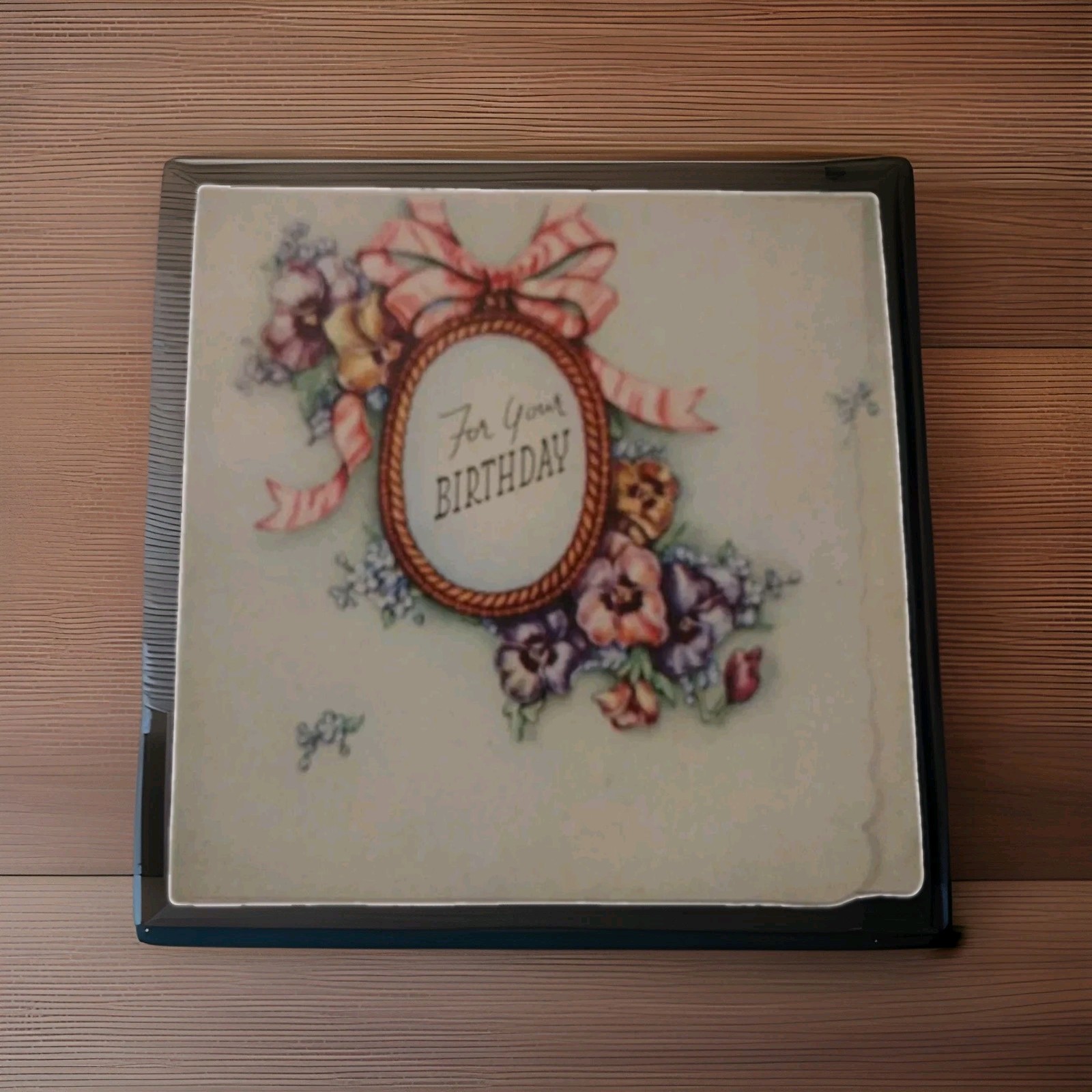 Vintage Birthday Greeting Card Made In USA Personalized