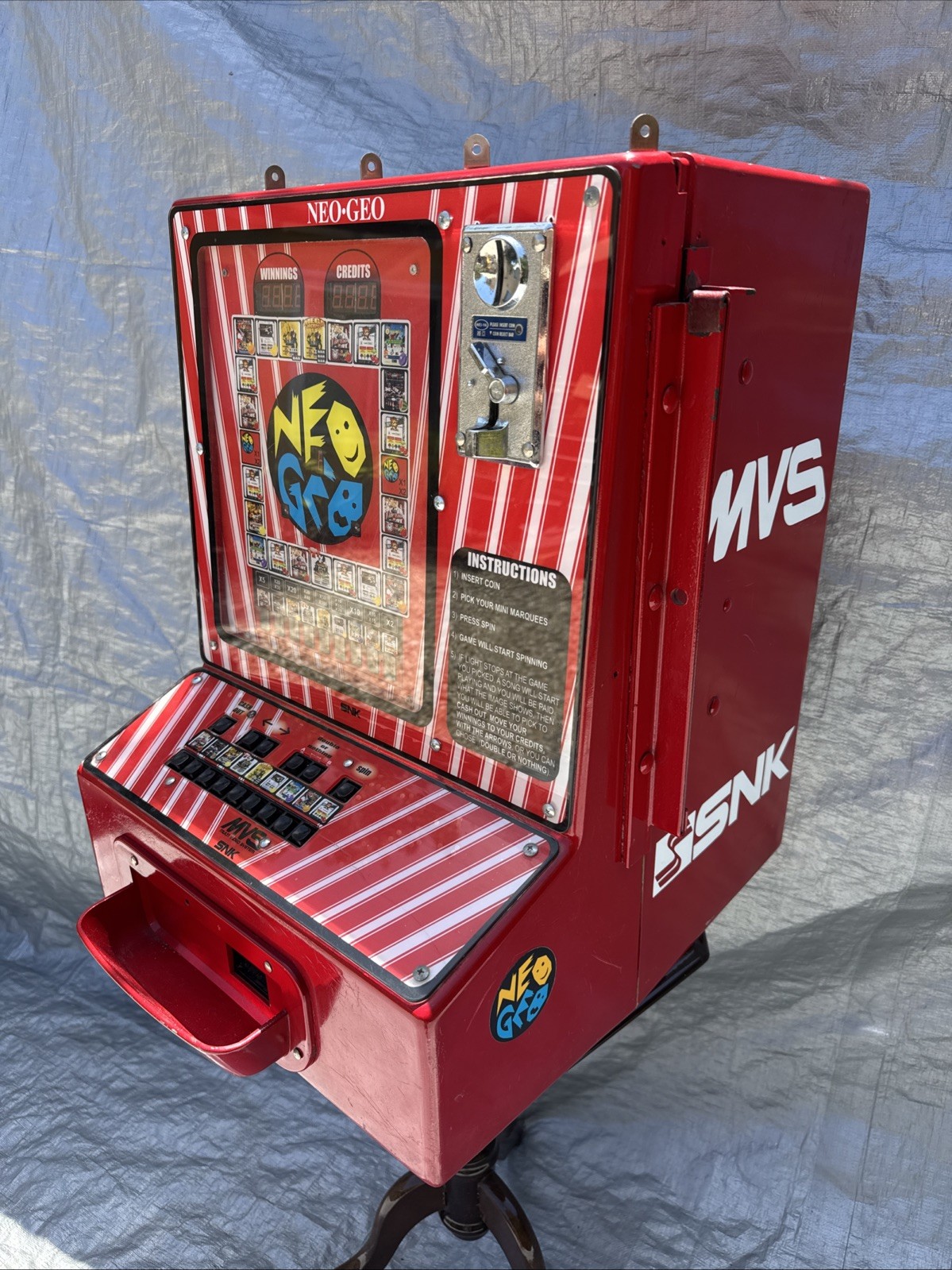 Neo Geo MVS by SNK - Original Dedicated Game Machine Cabinet