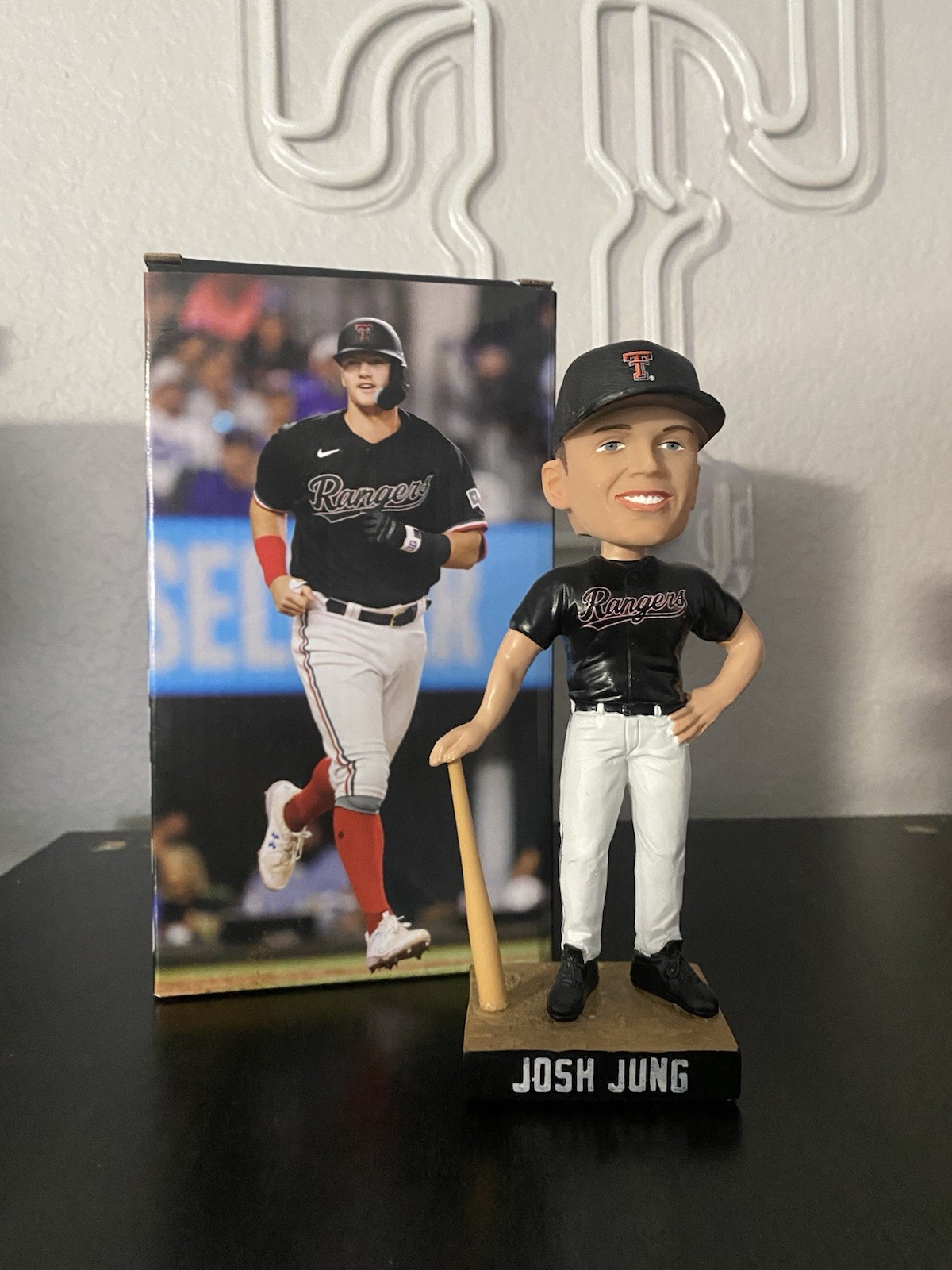 Texas Rangers Josh Jung Texas Tech Bobblehead 2023 Theme Night Giveaway