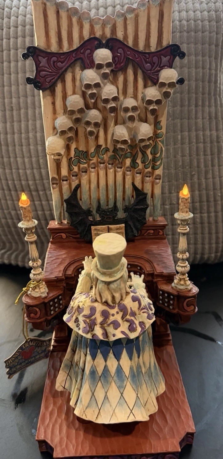 Disney Traditions Jim Shore Haunted Mansion Organ Player Ghost 