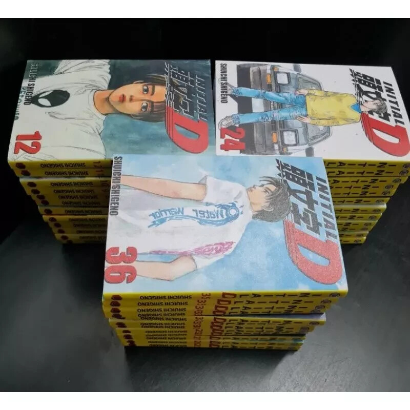 Initial D New Manga Volume 1-48 (END) Loose OR Full Set English Comic Version