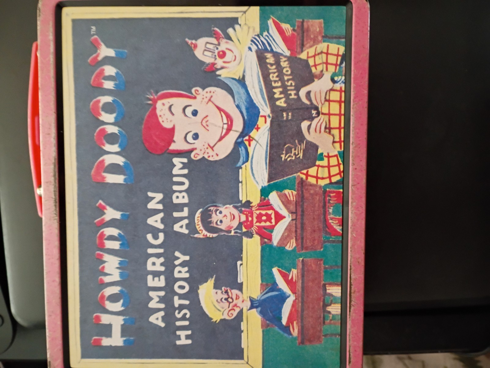 Vintage 1998 Howdy Doody American History Album Tin Lunch Box