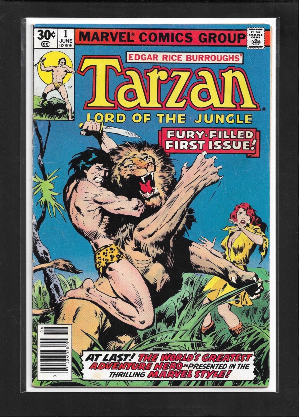 Tarzan #1 (1977): Bronze Age Marvel Comics John Buscema Cover And Art VG-