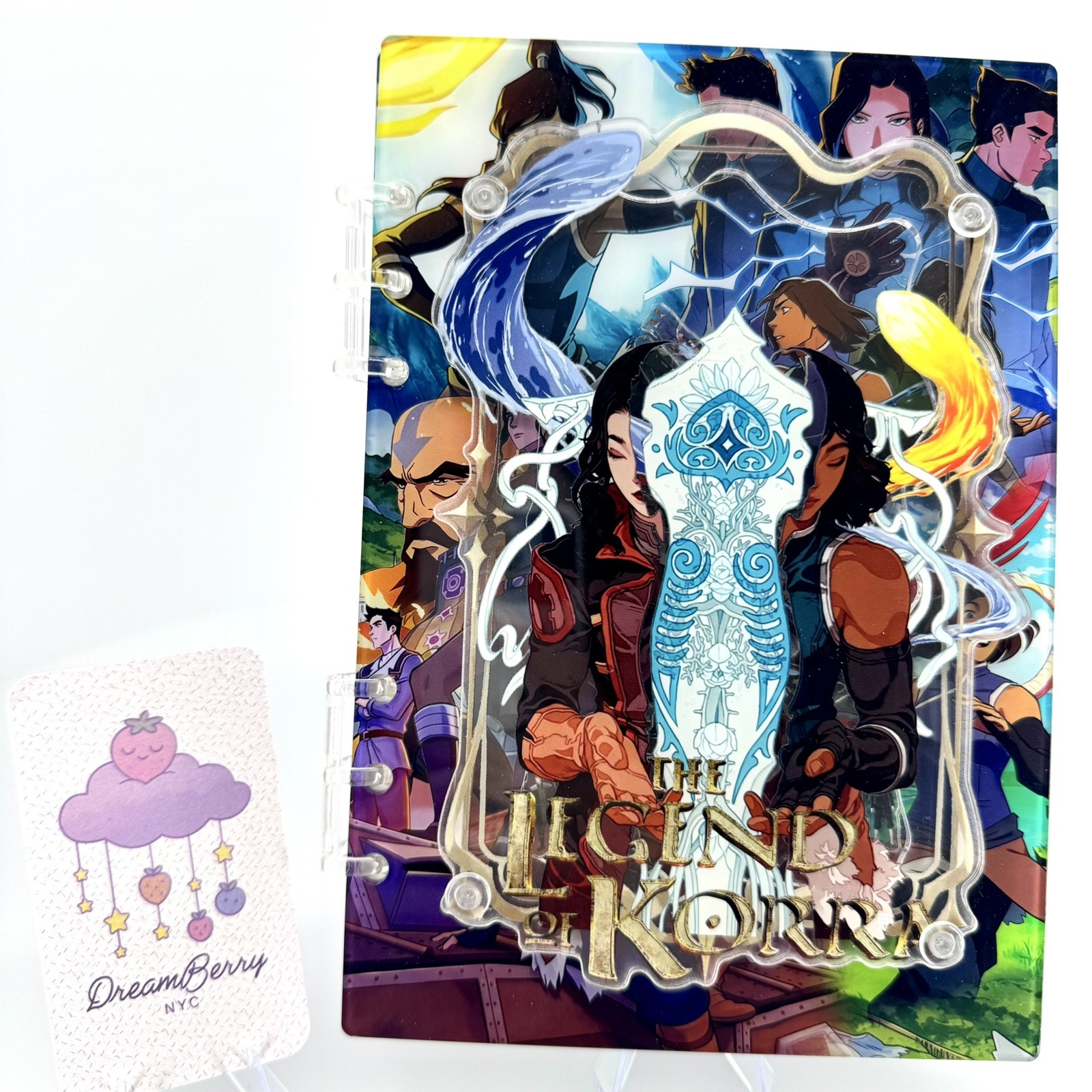 The legend of Korra Acrylic Shaker Notebook (A5 size)