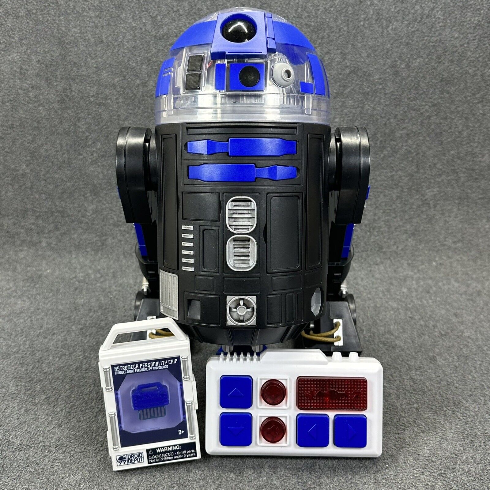 Star Wars Galaxy\'s Edge Industrial Automation R2 Unit Droid w/ Remote & Chip