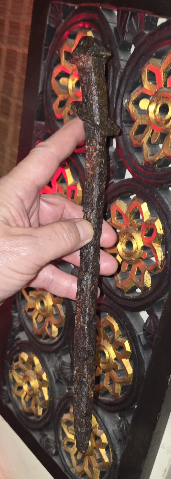 Rare 4thC Foederati Iron Building Anchor Artifact Phase 3 - D1 Migration Period