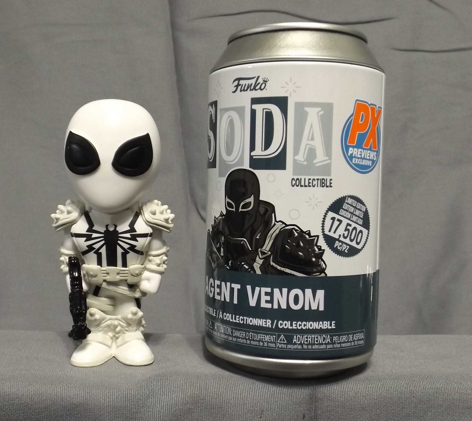 Funko Soda  Agent Venom Chase & Common PX SDCC  Exclusive