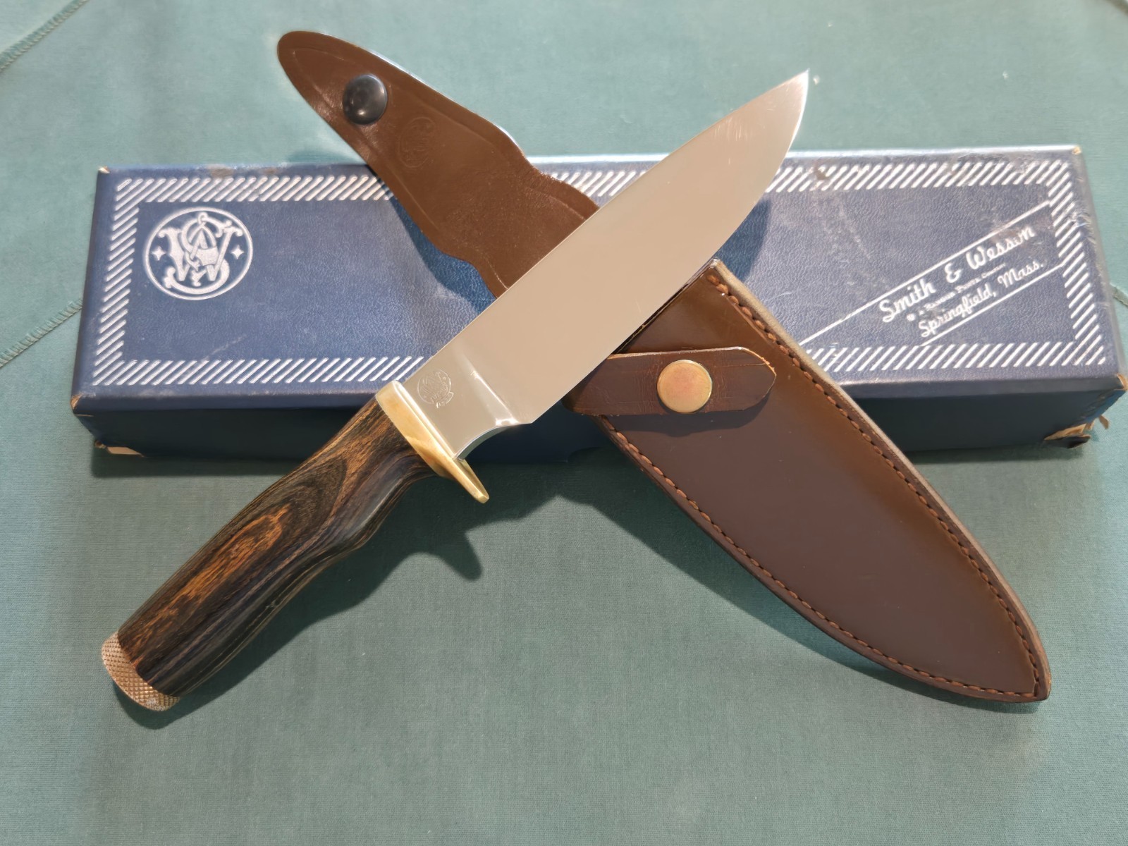 Vintage 1975 Smith & Wesson 6020 Outdoorsman Knife Blackie Collins Serial 5226