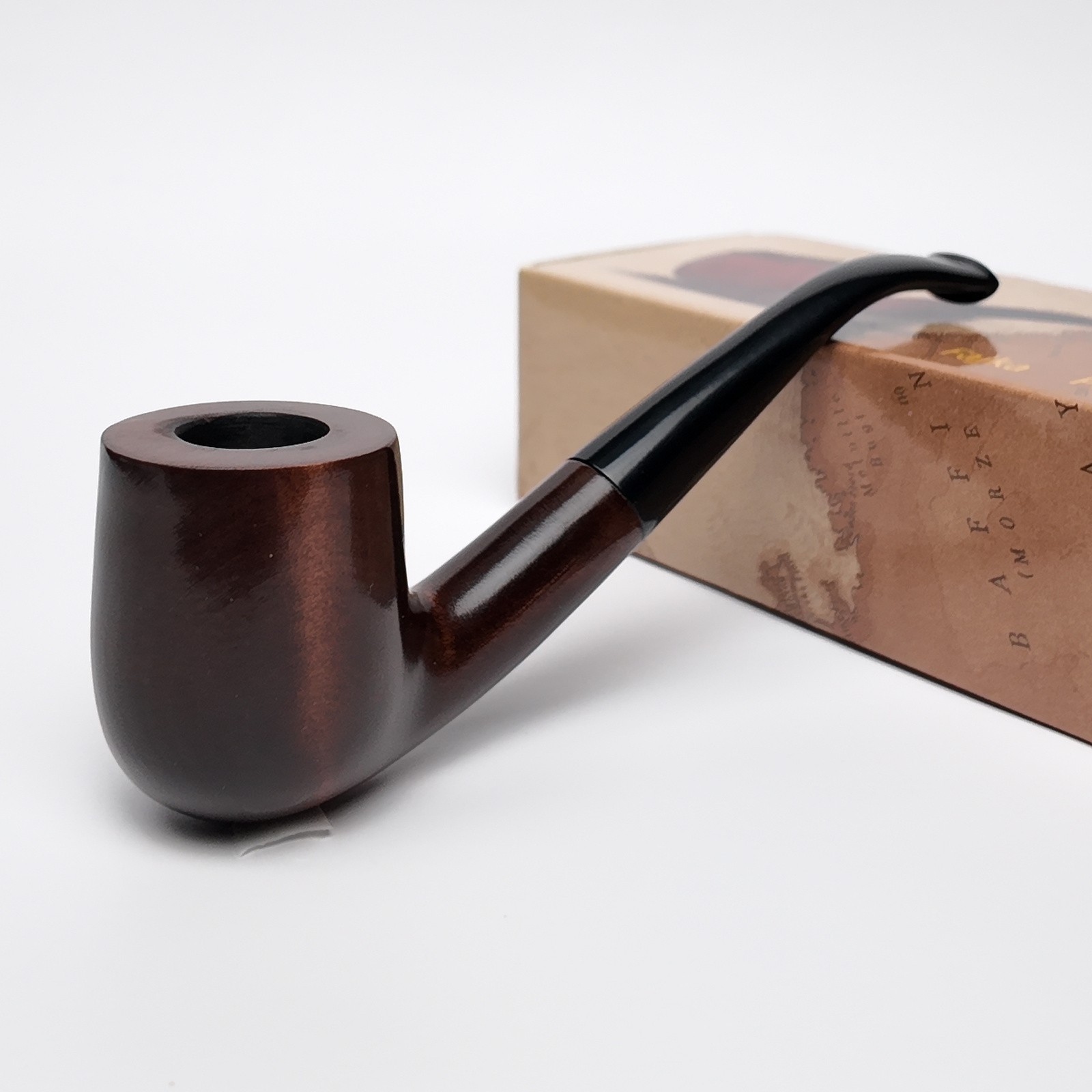 Mr. Brog No. 38 Old Boy Pear Wood Pipe - Open Box, Lightly Used, Handcrafted