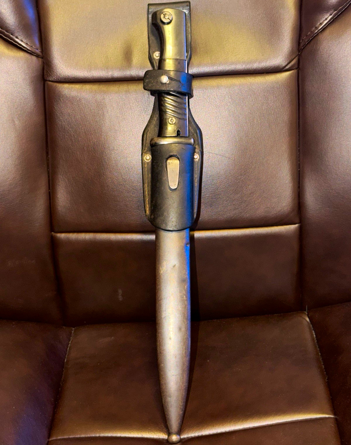WWII WW2 German Bayonet w/ Scabbard & Frog Marked “41 cvl” “8264” Matching WWII WW2 German Bayonet w/ Scabbard & Frog Marked “41 cvl” “8264” Matching