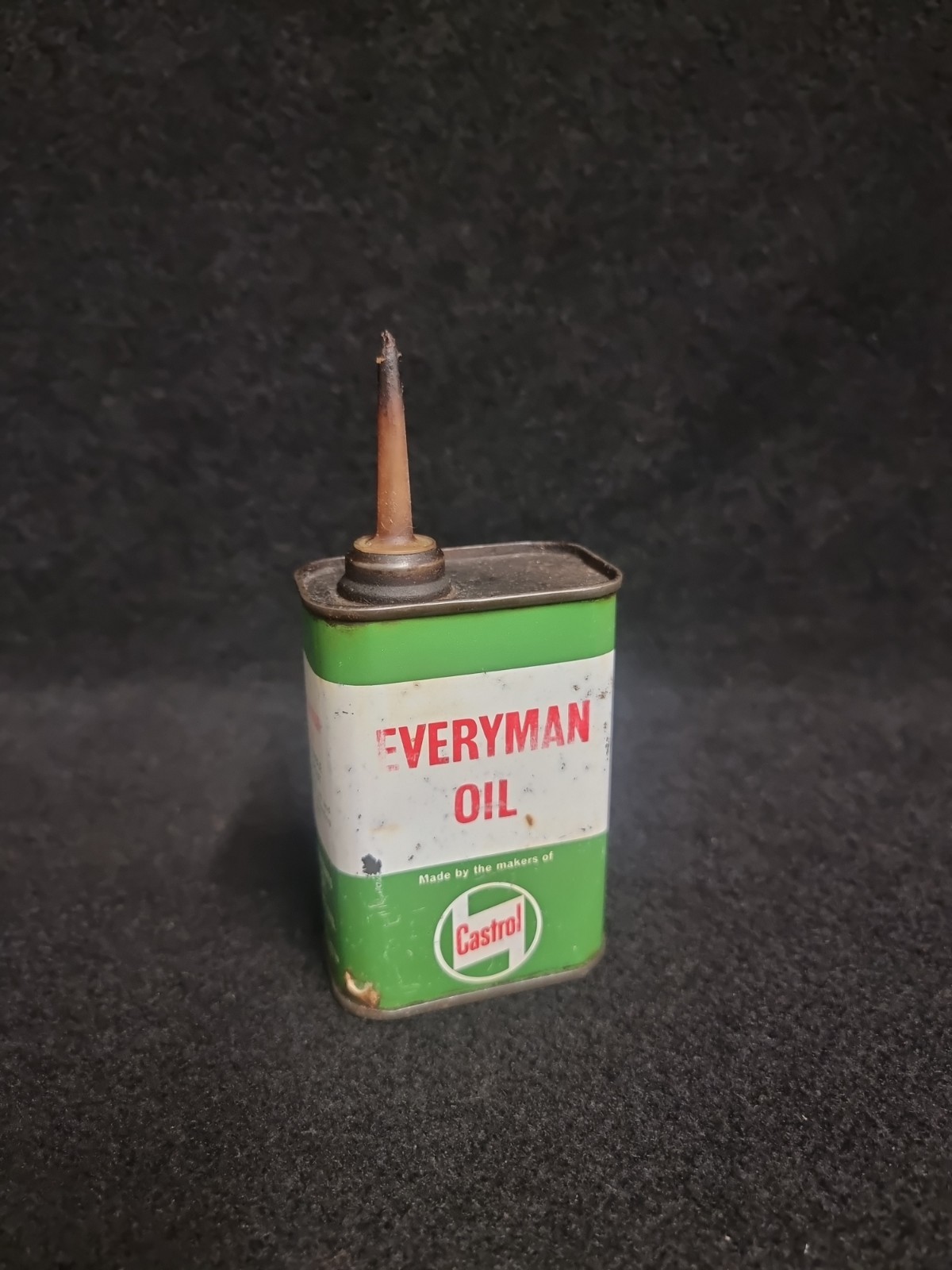 Vintage Castrol Everyman Handy Oil Tin Squirt