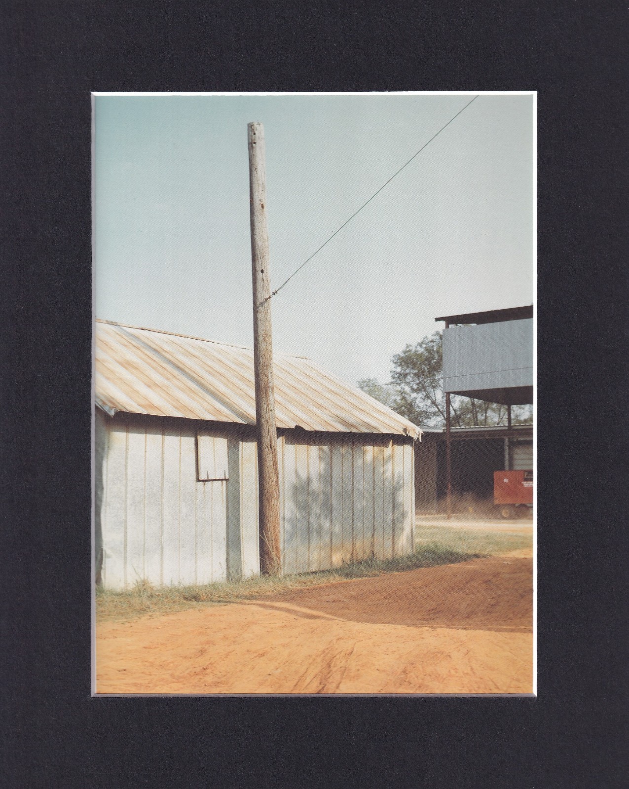 8X10 Matted Print Picture VTG Photo: William Eggleston, Plains Georgia 1976