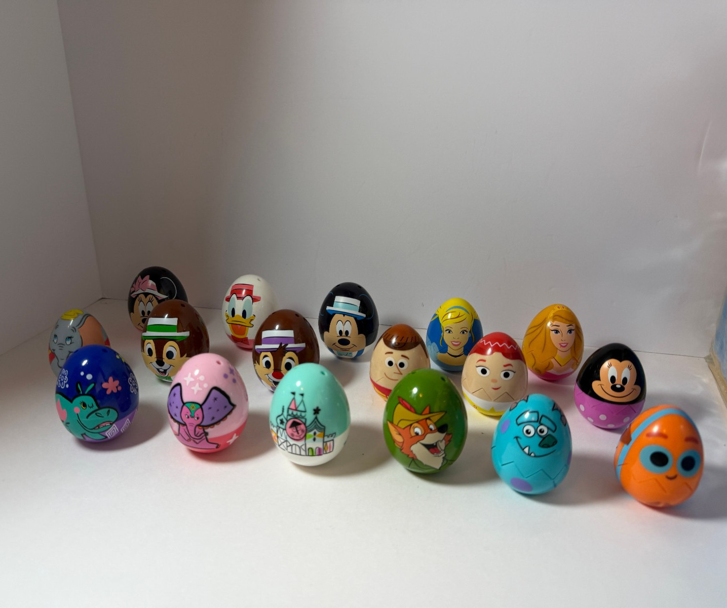 Disney Parks Eggstravaganza Empty Plastic Easter Egg Set Lot of 17 Dumbo Mickey