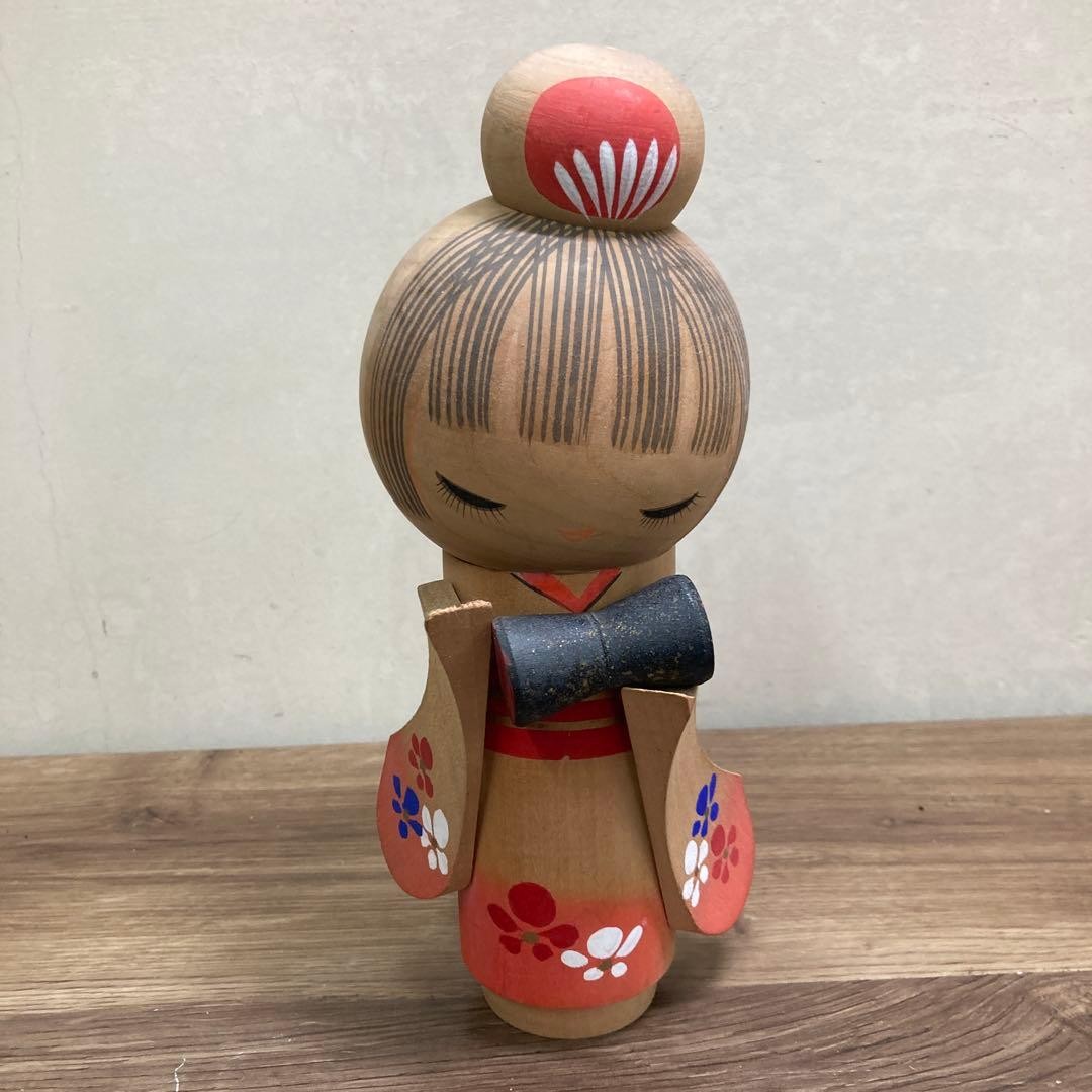 Suiho Kokeshi Doll Traditional Craft Showa Retro Vintage 17 5 cm Size Suiho Kokeshi Doll Traditional Craft Showa Retro Vintage 17 5 cm Size