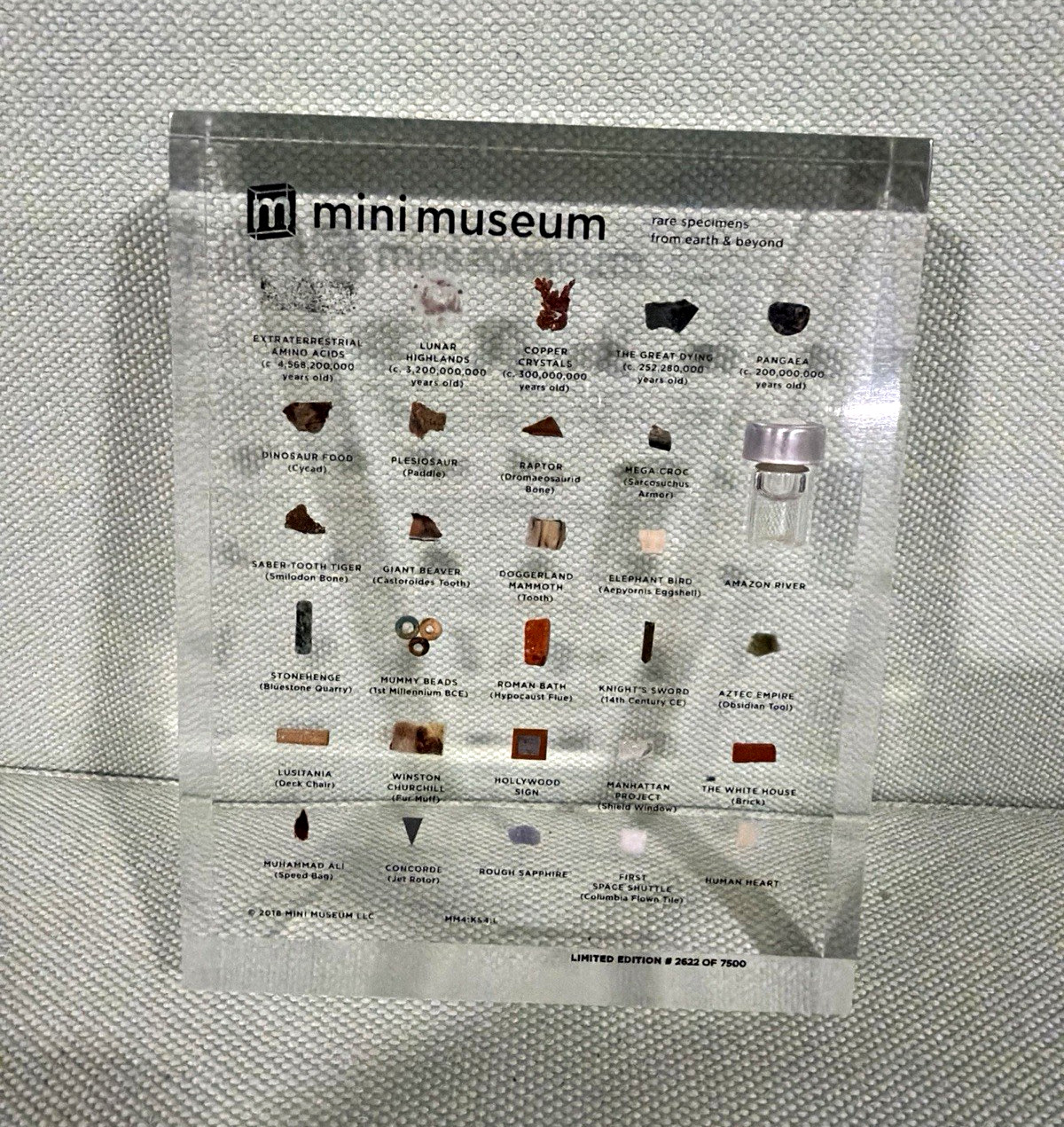 Mini Museum Fourth Edition Large 29 Specimens MM4 Limited #2622/7500 Rare