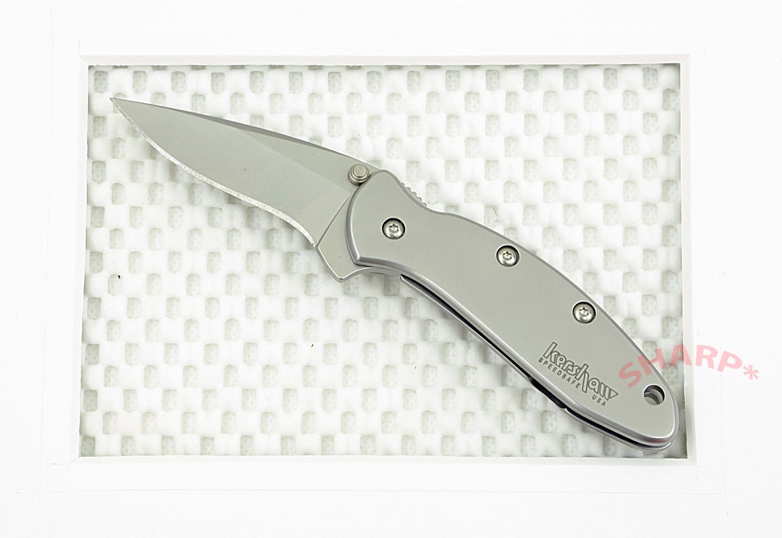 1600 Kershaw Chive Knife plain Blade 1.9