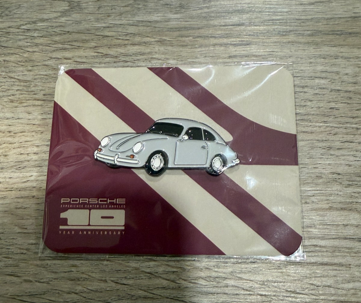Porsche Los Angeles 10 Year Anniversary Pin 356 Coupe Experience Center