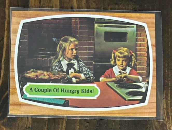 1969 1971 TOPPS BRADY BUNCH #30 A COUPLE OF HUNGRY KIDS NM+