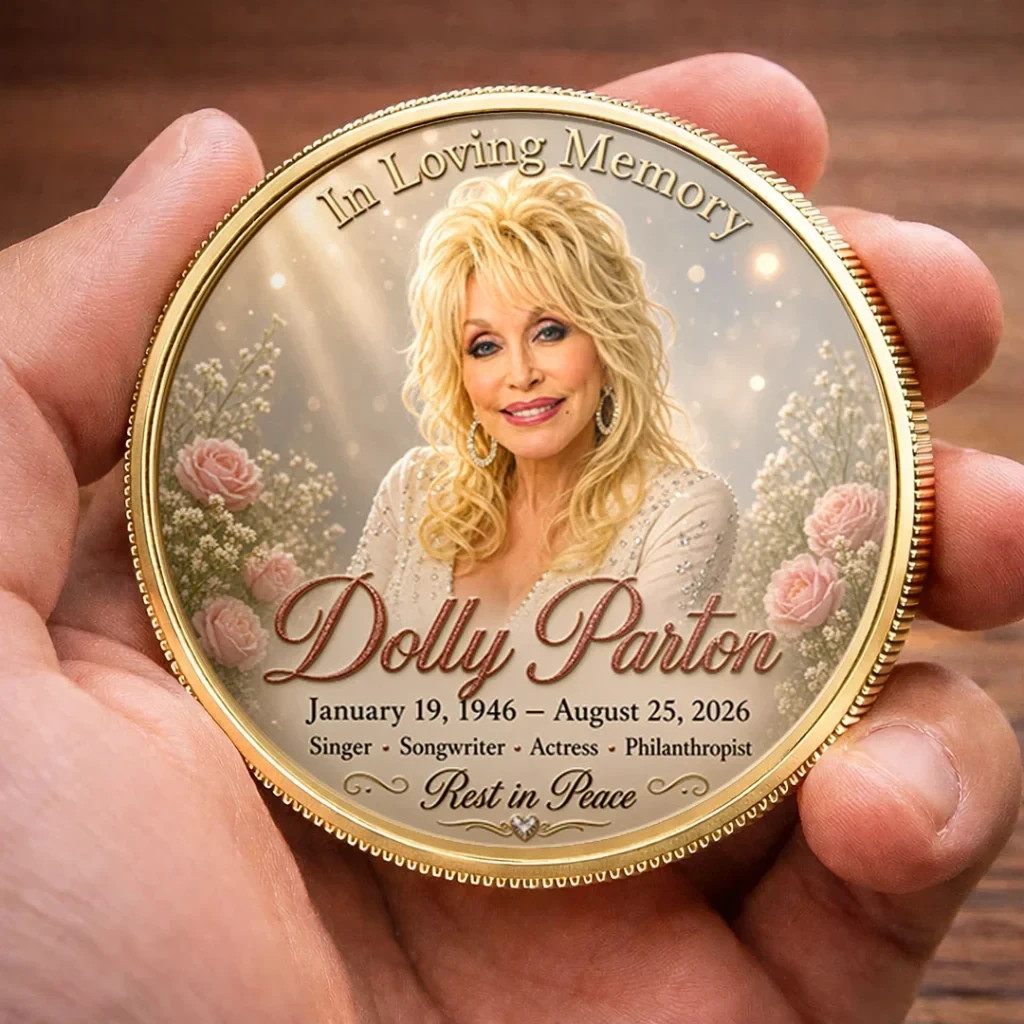 In Memory Of Dolly Parton Gold Coin Singer Songwriter Tribute Collectible