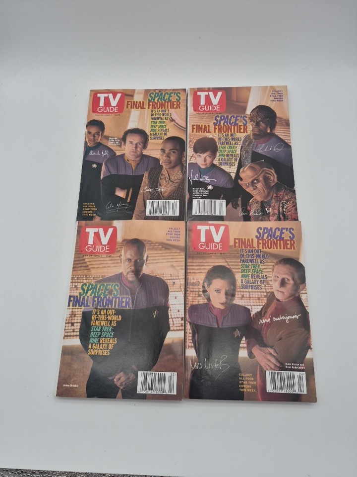 TV Guide Star Trek Deep Space Nine Covers 4 Set May 29-June 4, 1999 + 2 More
