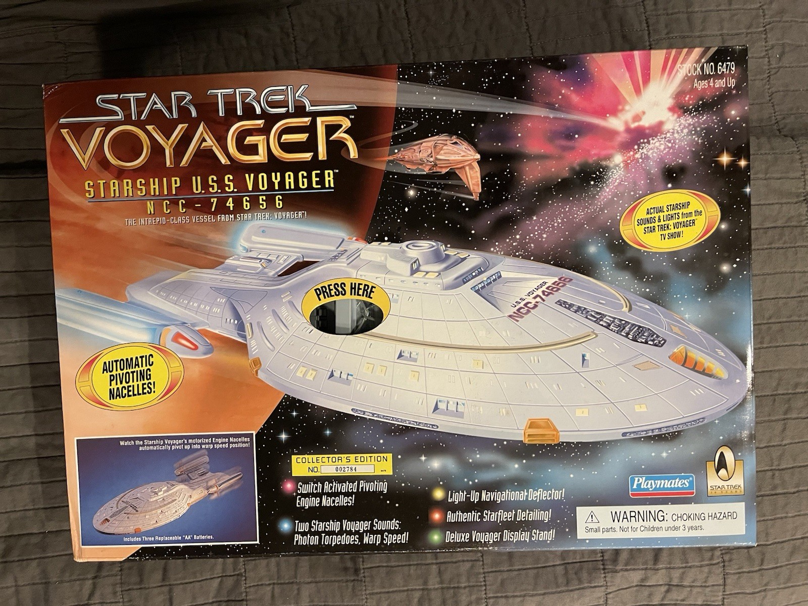 Playmates Star Trek Starship Voyager NCC-74656 Sealed NIB