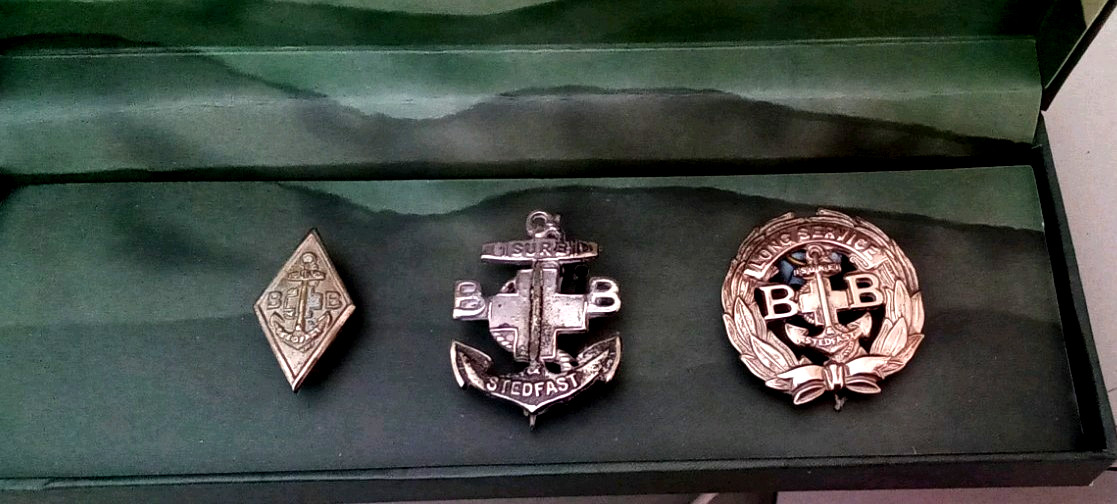 Vintage Boys Brigade Badges Set of 3 Attendance Badges- Collectable 1940s