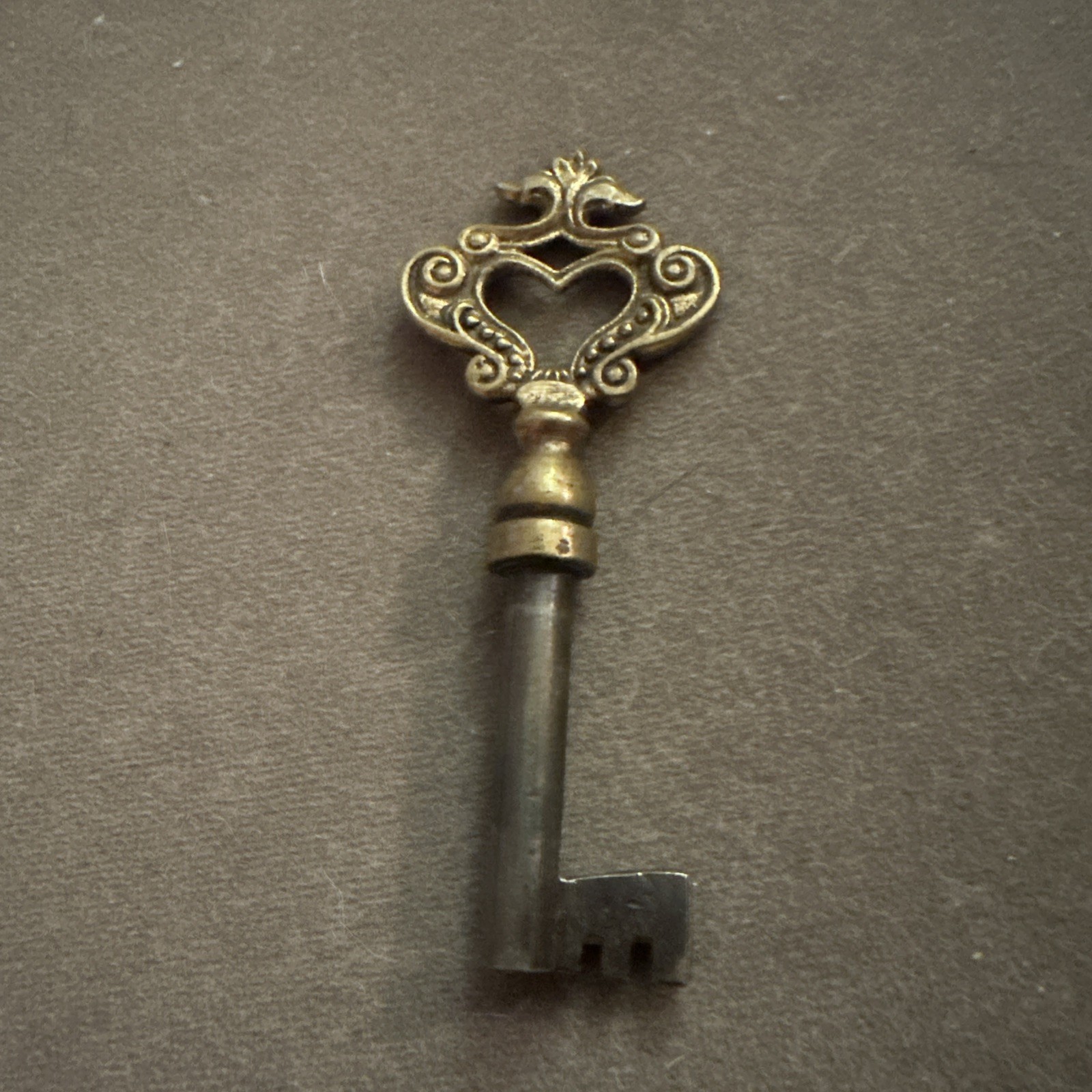 Antique Ornate Brass Skeleton Key From 1920 Custom Chicago Bungalow