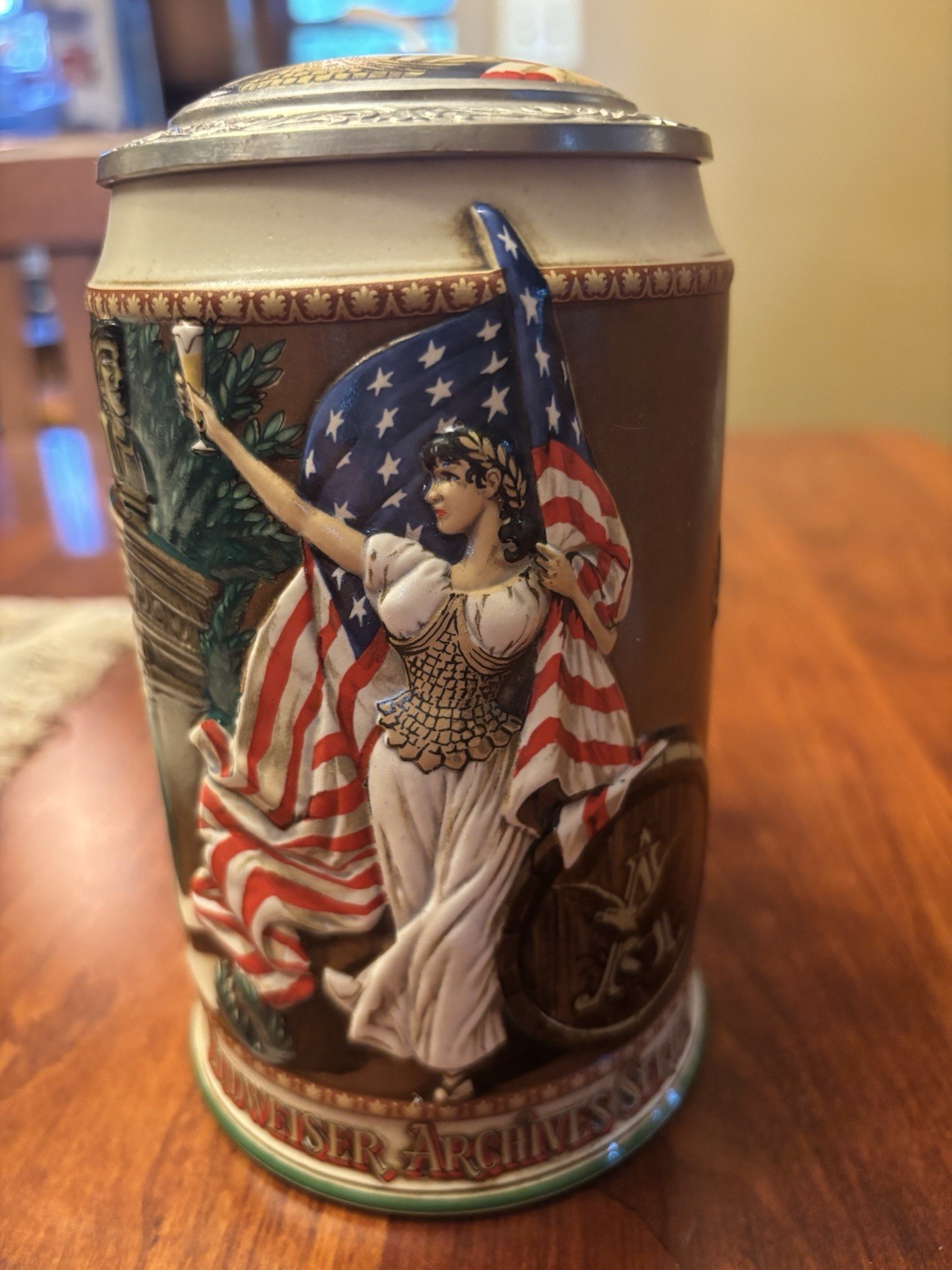 Budweiser Stein Columbia Exhibition, Certificate Of Authenticity, 