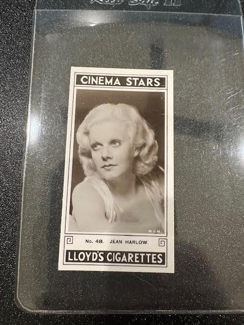 1935 Lloyd\'s Cigarettes Cinema Stars Series 2 (27 Cards) Tobacco Jean Harlow  NM