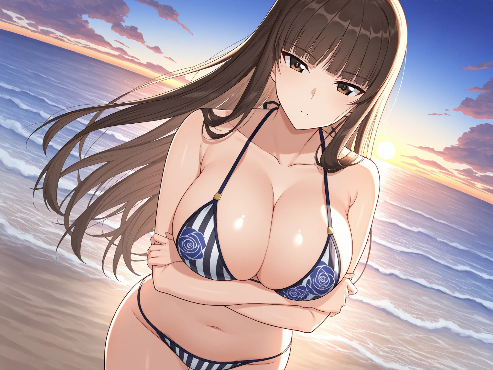 Girls und Panzer Shiho Nishizumi nude nsfw 2Lsize secret photos 5sheets