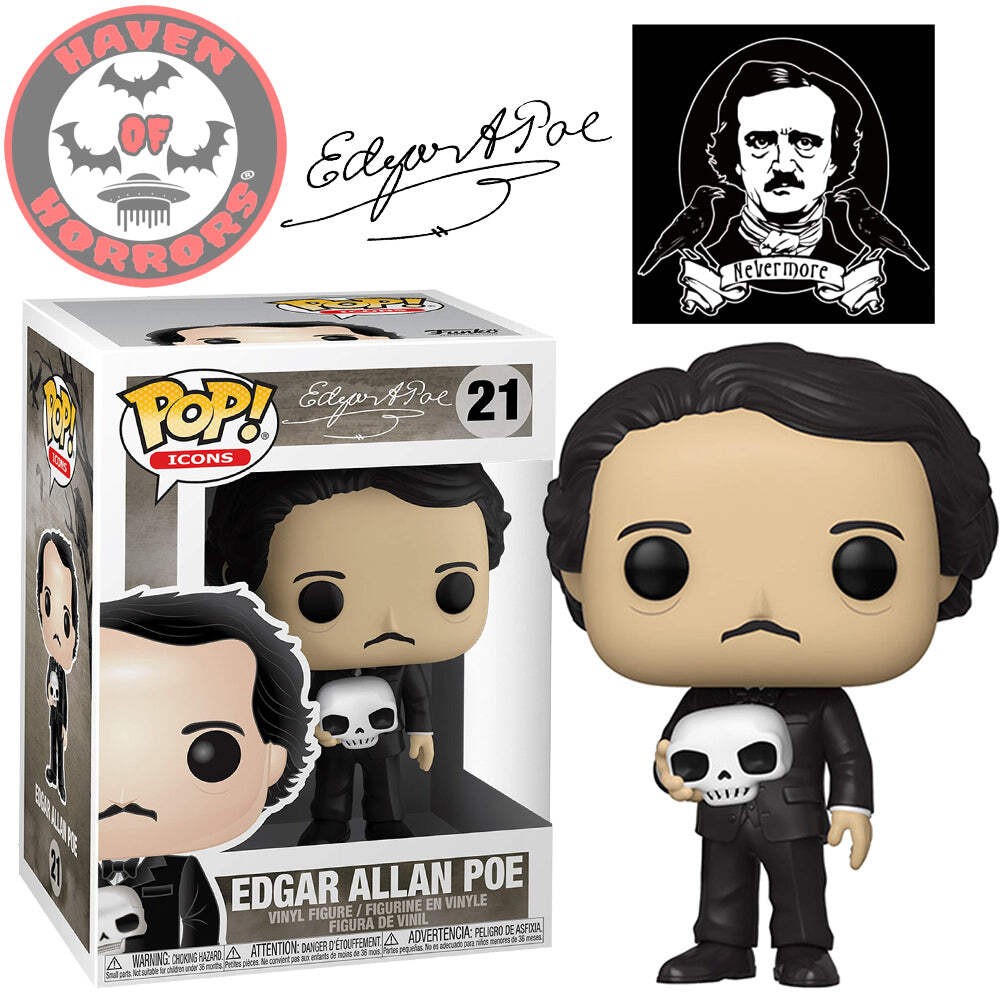 Edgar Allan Poe with Skull Pop Vinyl Figure #21