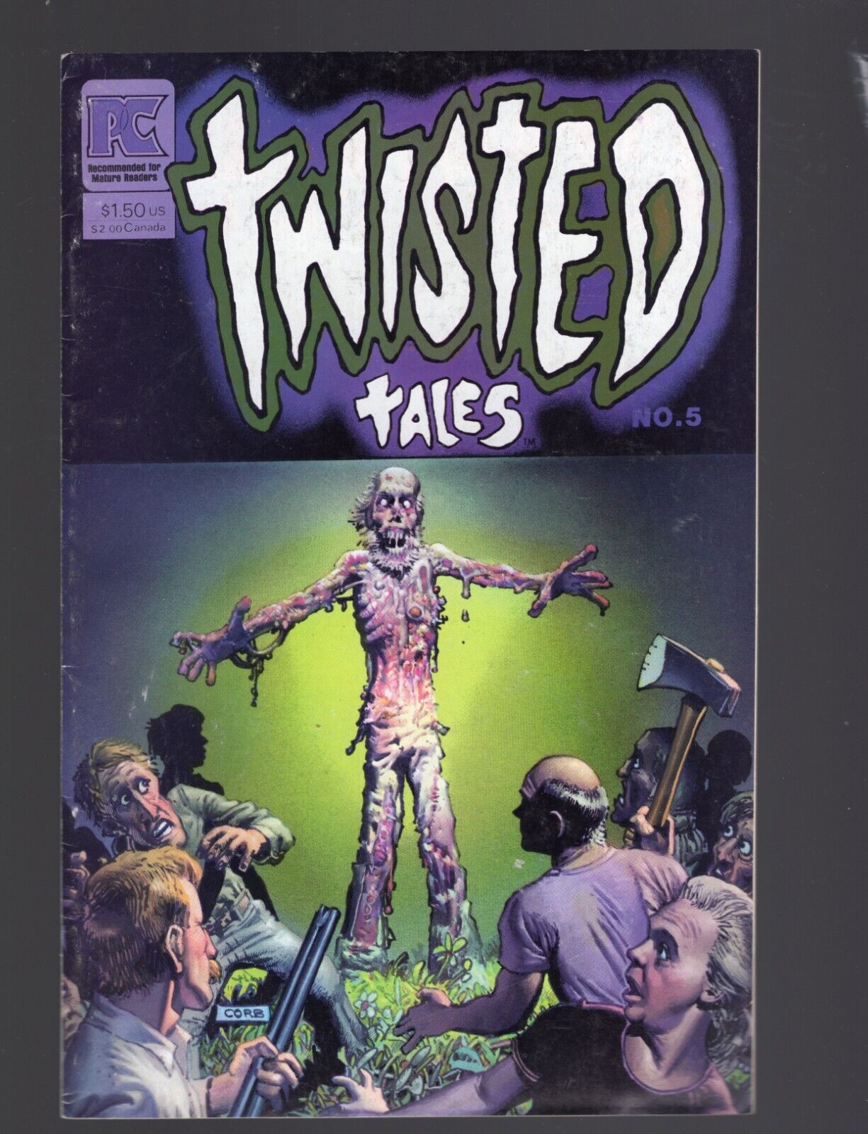 Twisted Tales #5 Comic Book PC Comics Horror 1983