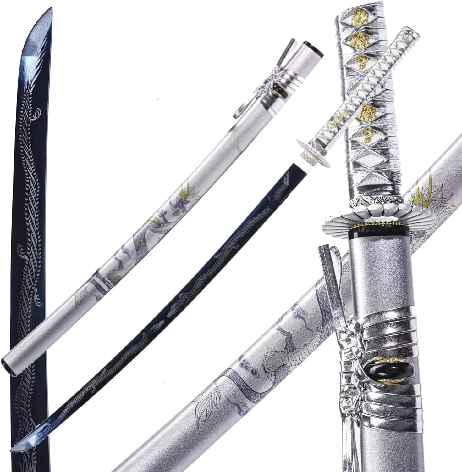 1045/1060 Full Tang Katana Steel Handmade Forged Samurai Swords, Sharp