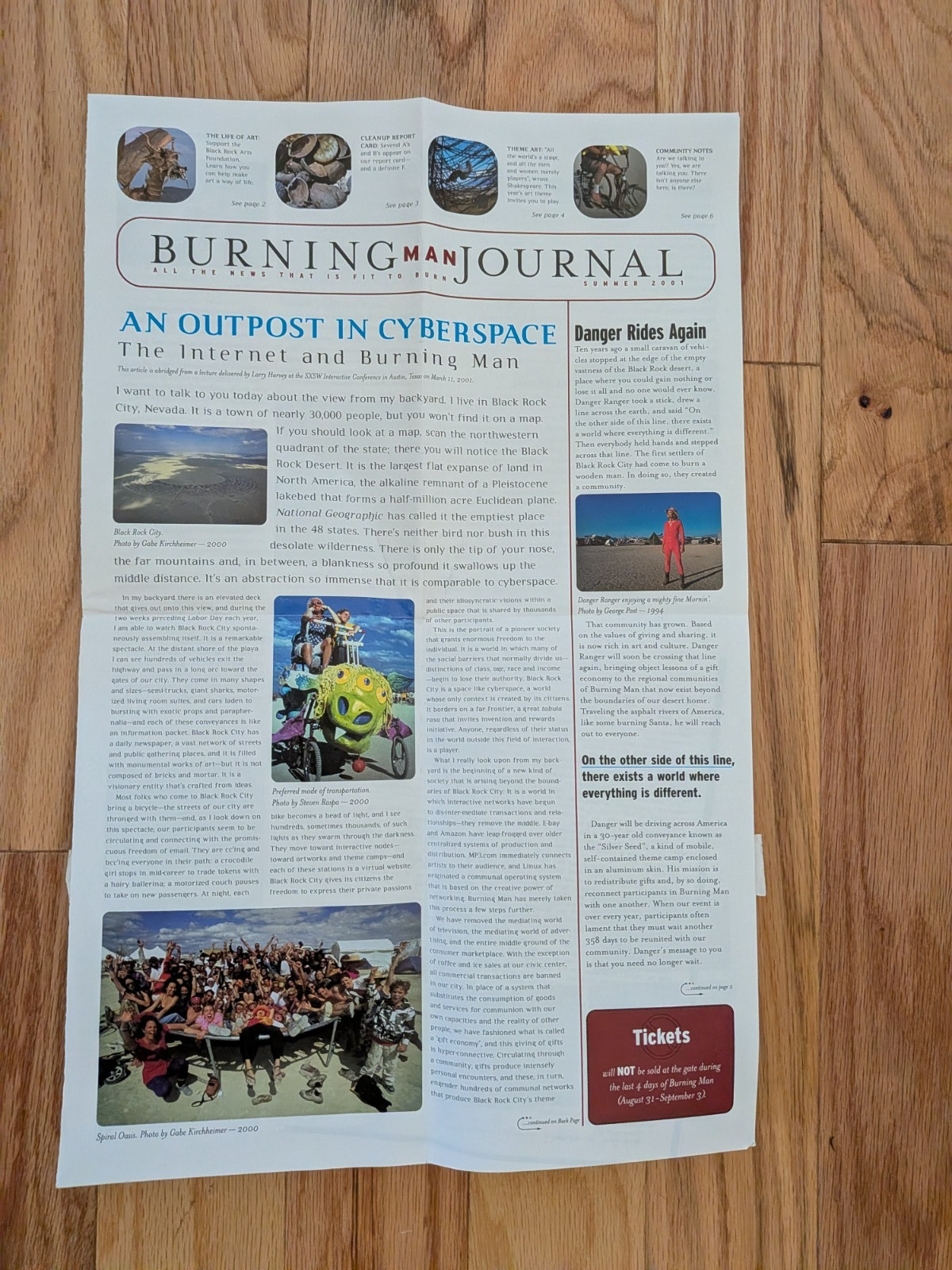 Burning Man Journal 2001 The Seven Ages