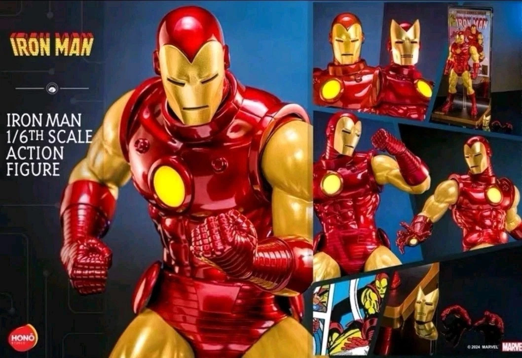 Hono Studios Iron Man 1/6 HS05 Classic Iron Man Sideshow Secret Wars New Sealed