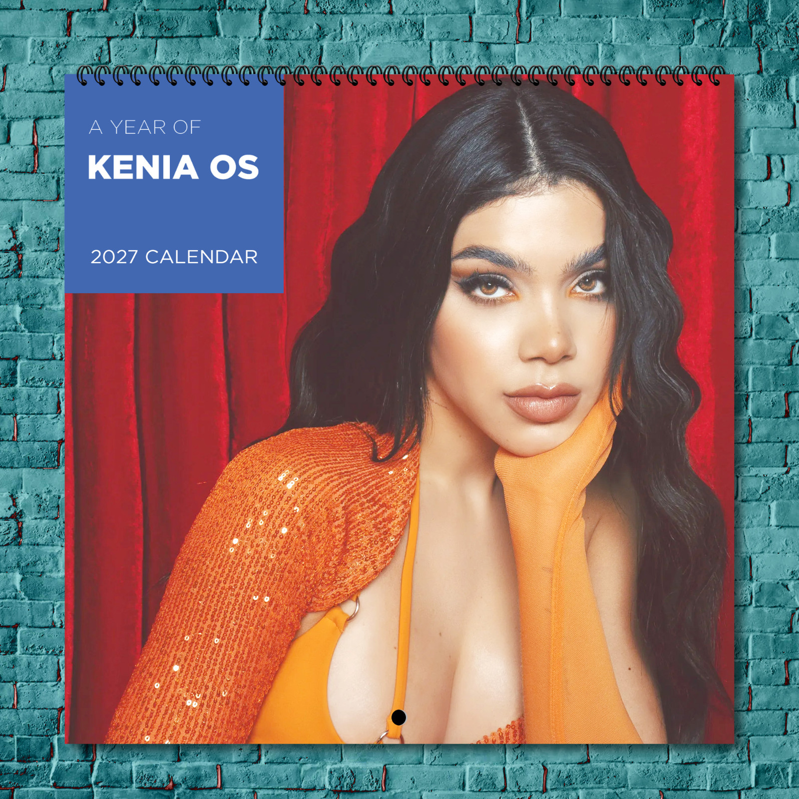Kenia Os 2027 Wall Calendar 12 Month Celebrity Photo Fan Collectible