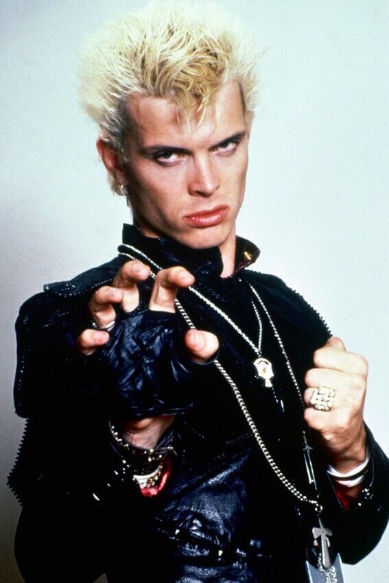 BILLY IDOL IN BLACK LEATHER 24x36 inch Poster