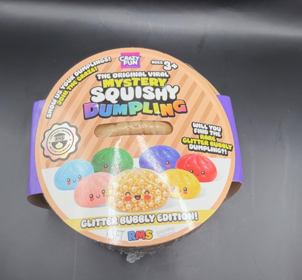 🔥 RMS Mystery squishy dumpling Glitter Bubbly Edition NEW SEALED HTF🔥