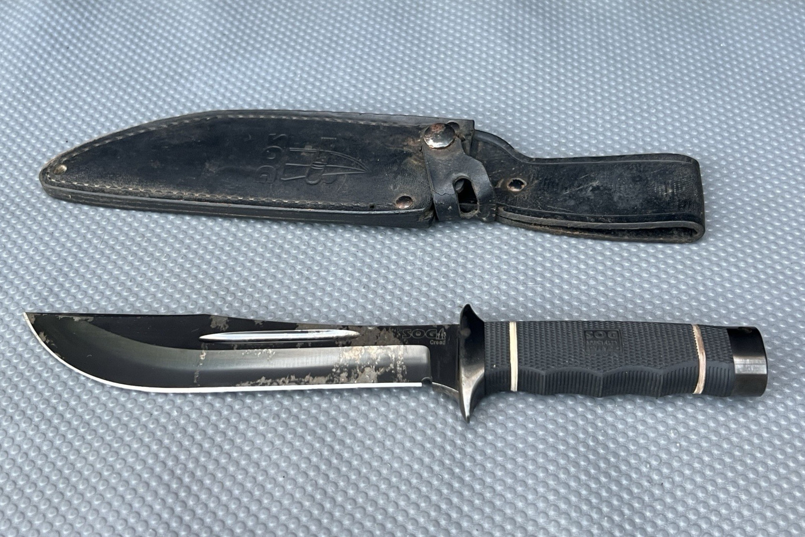 Vintage SOG Creed Fixed Blade Combat Hunting Knife 7.5 Vintage SOG Creed Fixed Blade Combat Hunting Knife 7.5