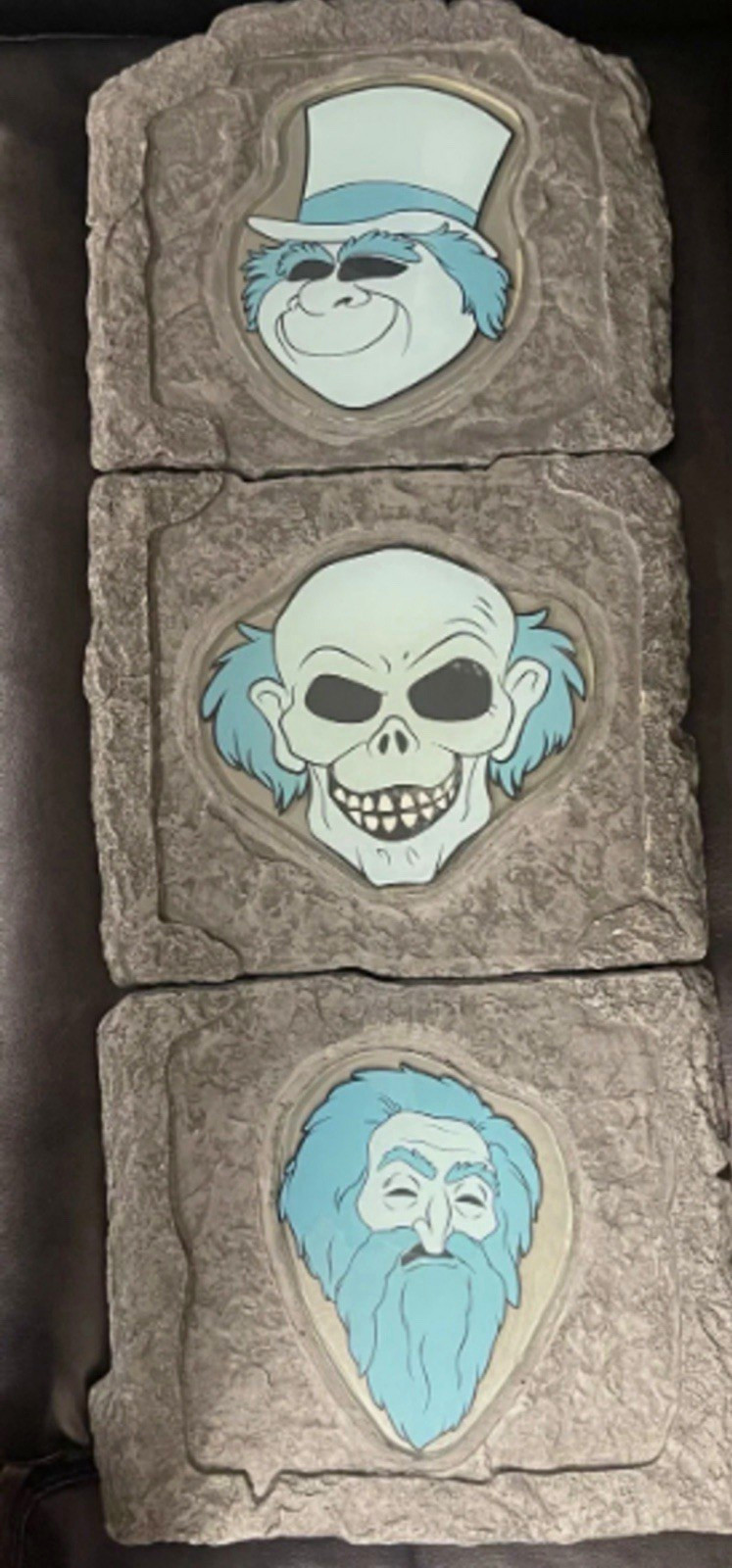 Disney Haunted Mansion Hitchhiking Ghosts Tombstone Patch Set