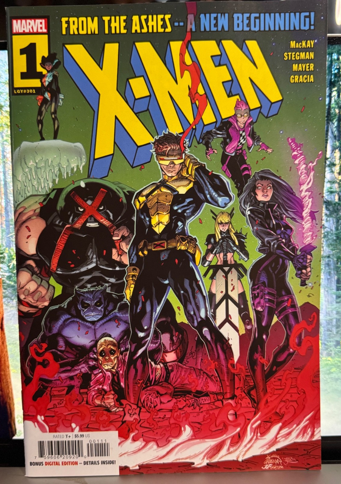 X-MEN #1 NM NEW 1ST PRINT, RYAN STEGMAN, MARVEL COMICS 2024/ WE COMBINE SHIP