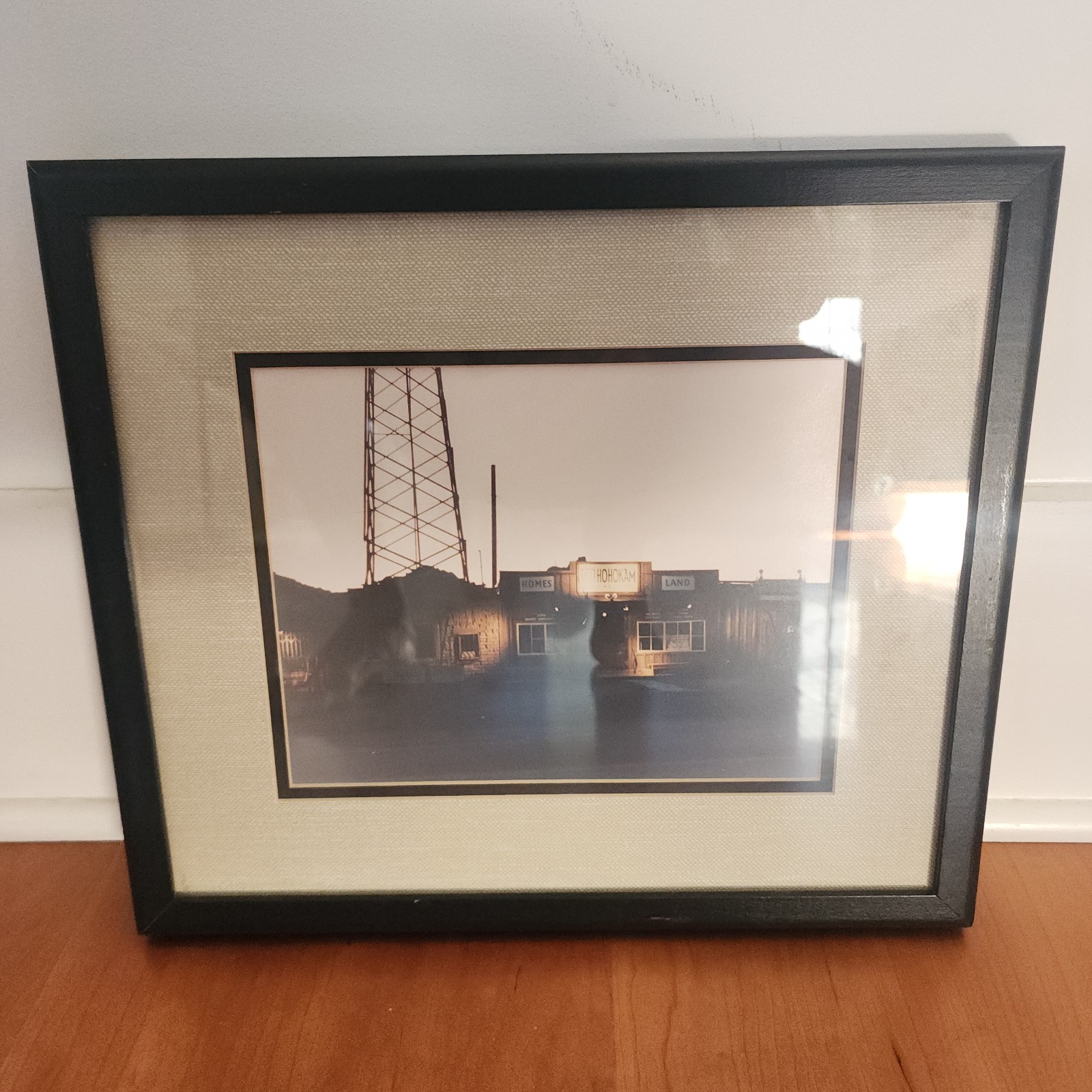 Vintage Nicely Framed Photograph Bob's Oil Well Matador TEXAS