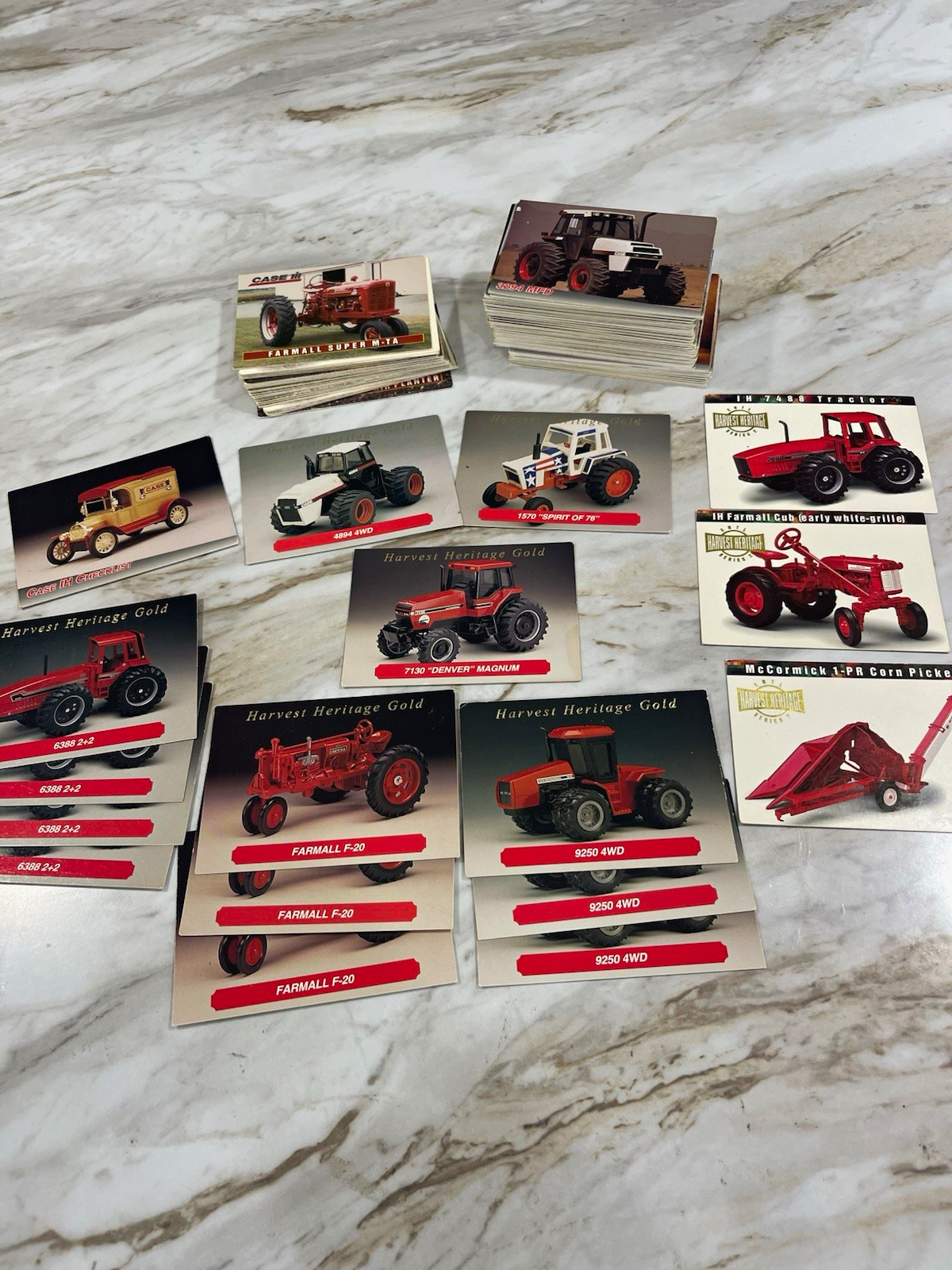 Vintage 1994 ERTL Case IH Trading Cards Mega Lot 144 + Checklist 16 Gold Foil Vintage 1994 ERTL Case IH Trading Cards Mega Lot 144 + Checklist 16 Gold Foil