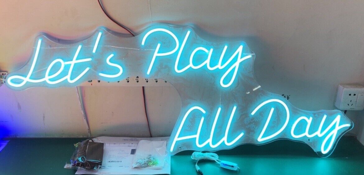 Let’s Play neon sign