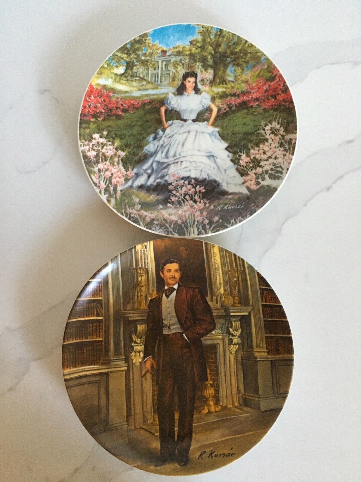 VTG MGM Gone With the Wind 1978 Scarlett Knowles 1st And 4th Collector\'s Plate