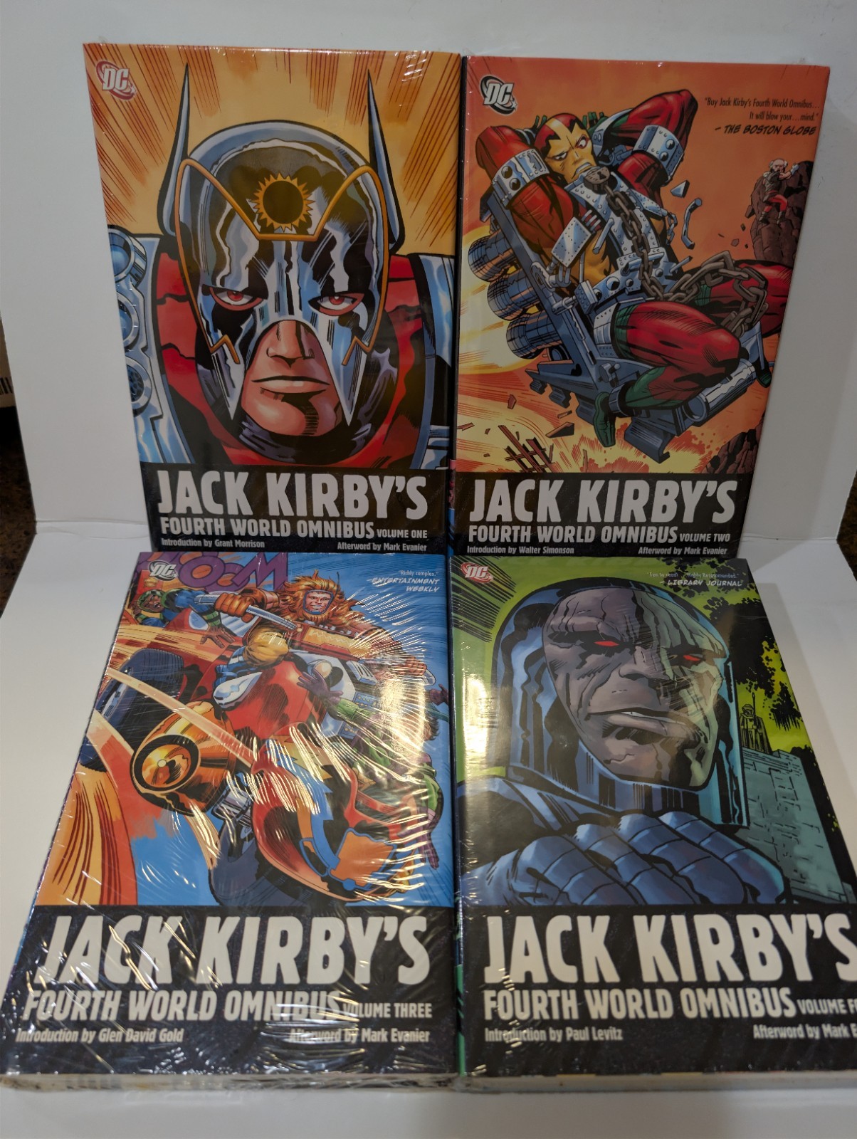 Jack Kirby\'s Fourth World Omnibus HC Vol 1-4 DC Comics RARE OOP NEW Sealed 2007 Jack Kirby\'s Fourth World Omnibus HC Vol 1-4 DC Comics RARE OOP NEW Sealed 2007