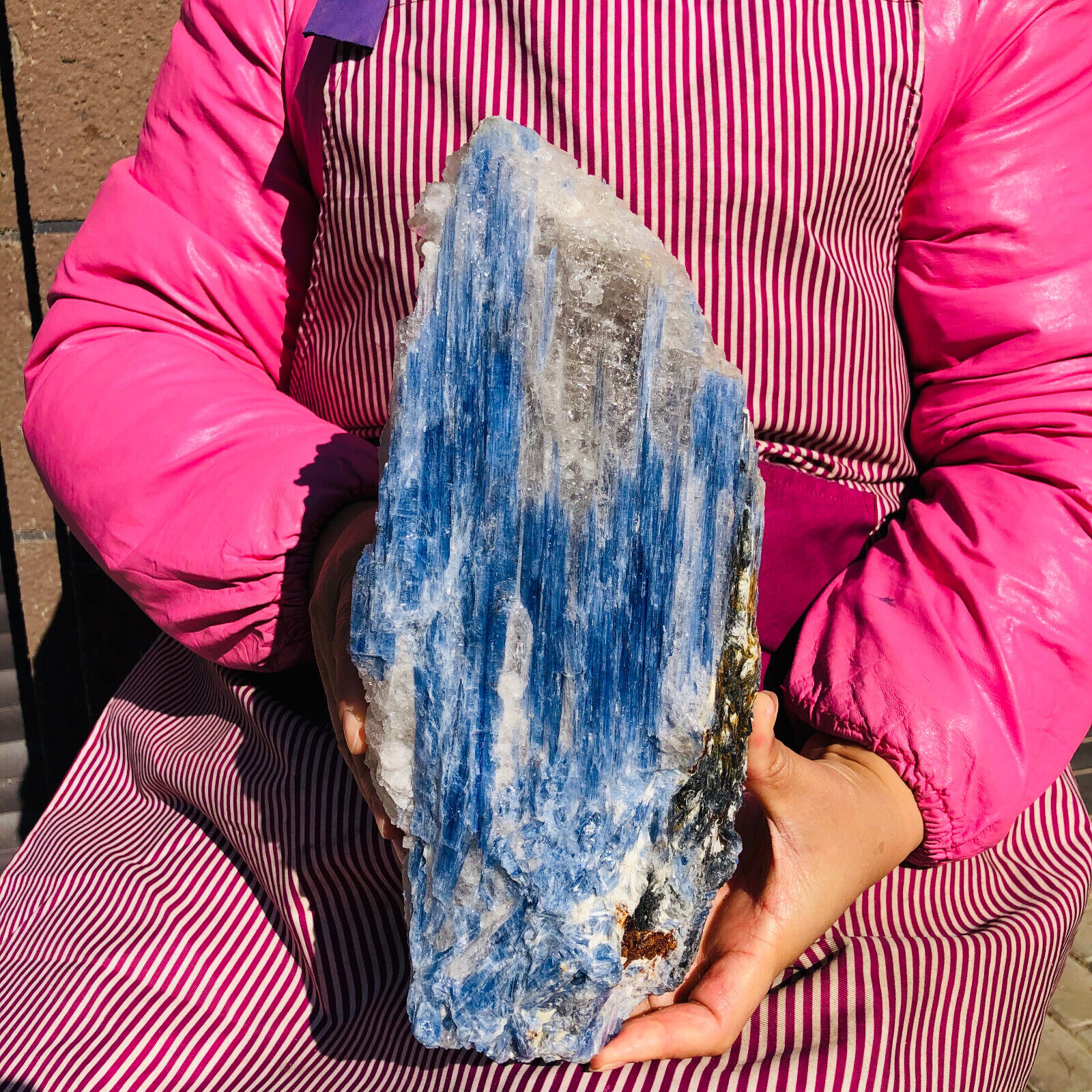 10.67LB Natural blue kyanite quartz crystal rough mineral speciman healing